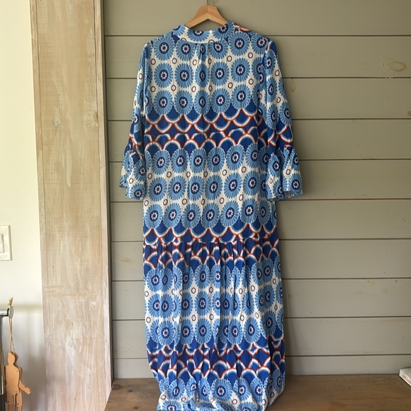 Ashilda Boho Maxi Dress | Made in Turkey | No Size Tag (Best Fits S/M) - Picture 8 of 8